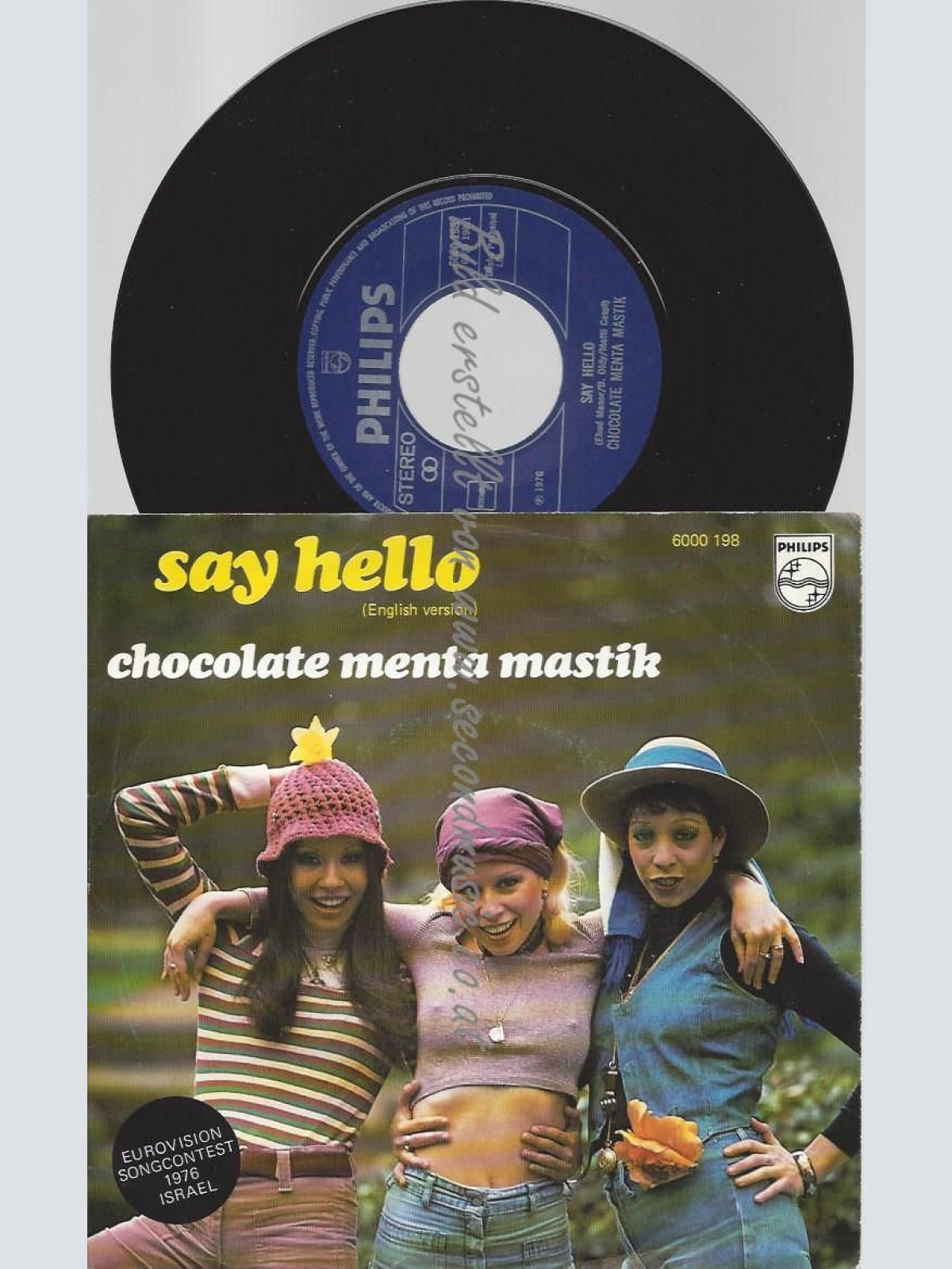 7"   Chocolate Menta Mastik  Say Hello