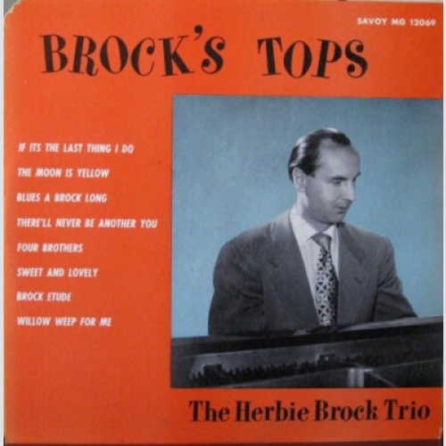 LP, Album, Mono The Herbie Brock Trio - Brock's Tops