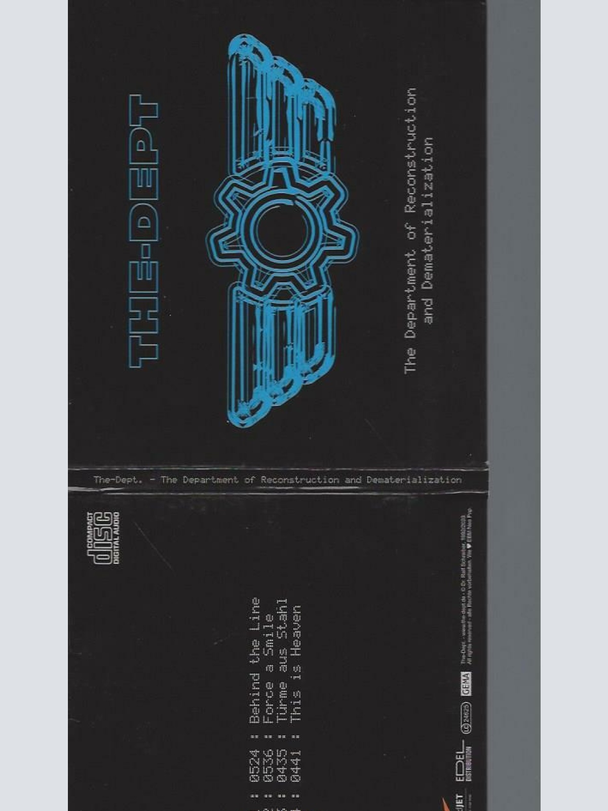 CD- The Dept // The Department of Reconstruction