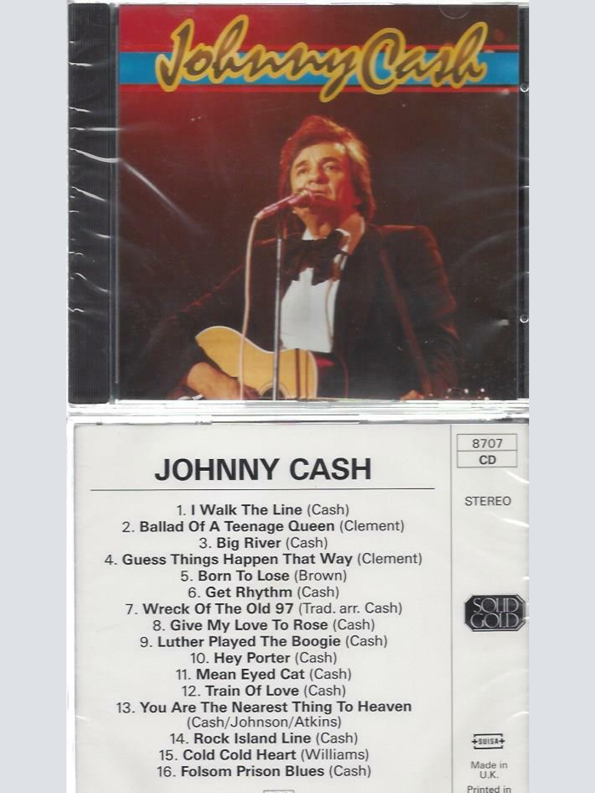 CD--Johnny Cash -- Solid Gold
