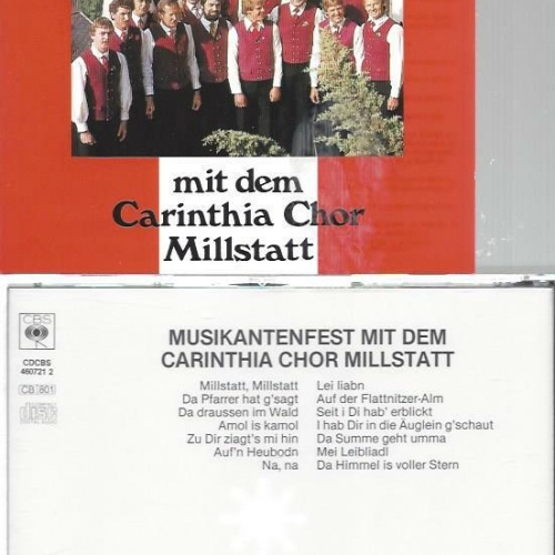 CD--Musikantenfest mit dem Carinthia Chor Millstatt