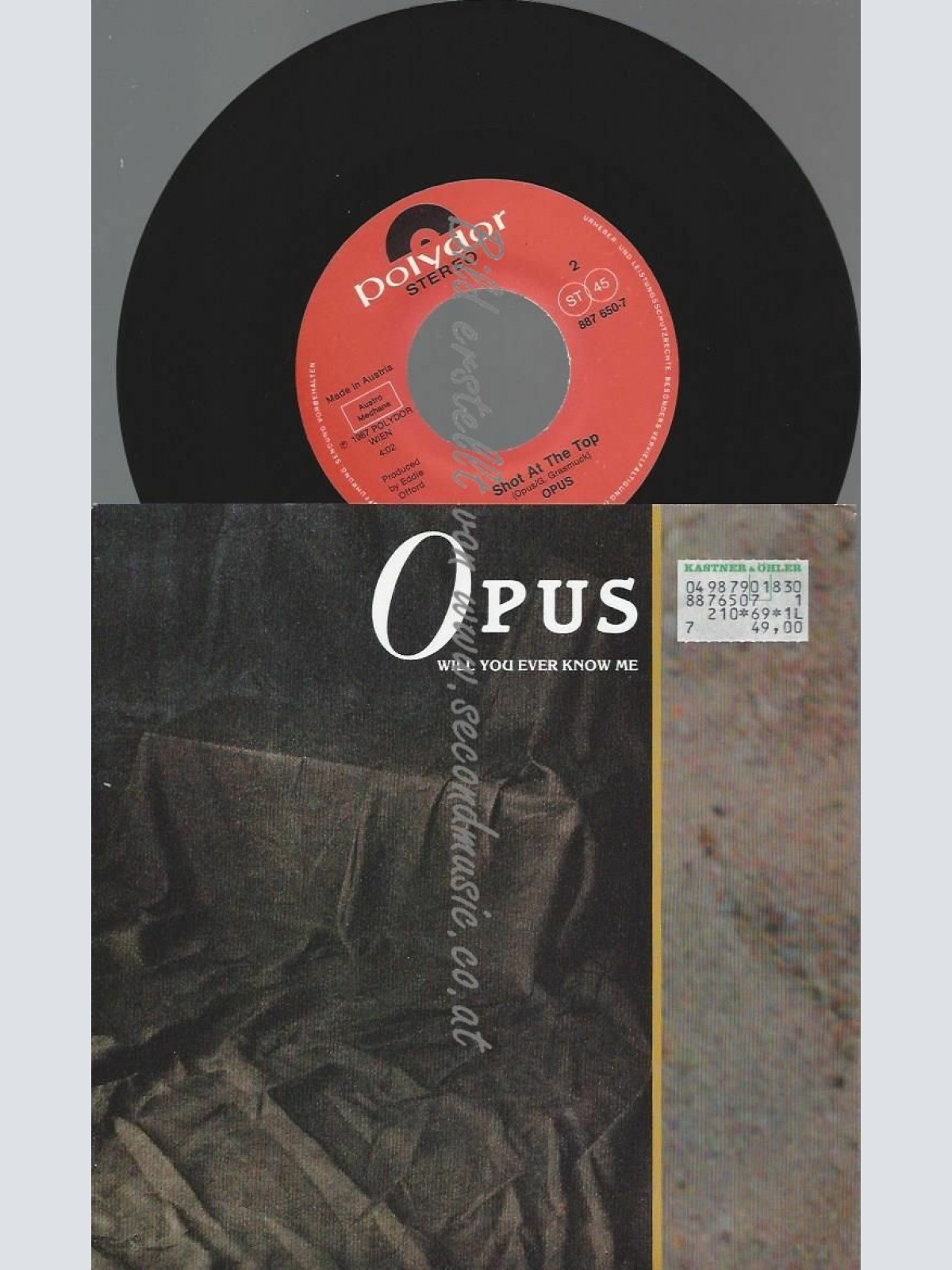 7" OPUS WILL YOU EVER KNOW ME  // NM