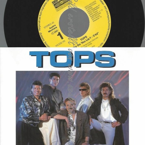 7" TOPS WHY DO YOU LIE   // NM