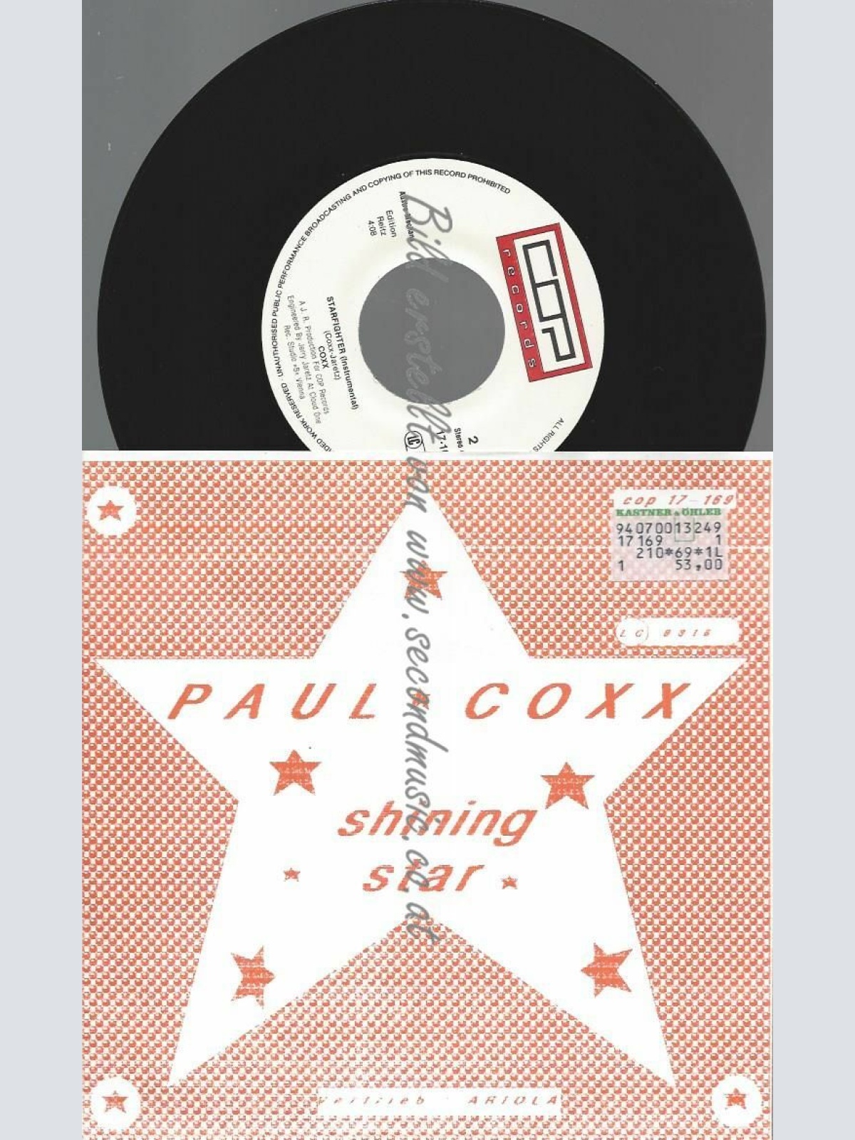 7" PAUL COXX SHINING STAR  //NM