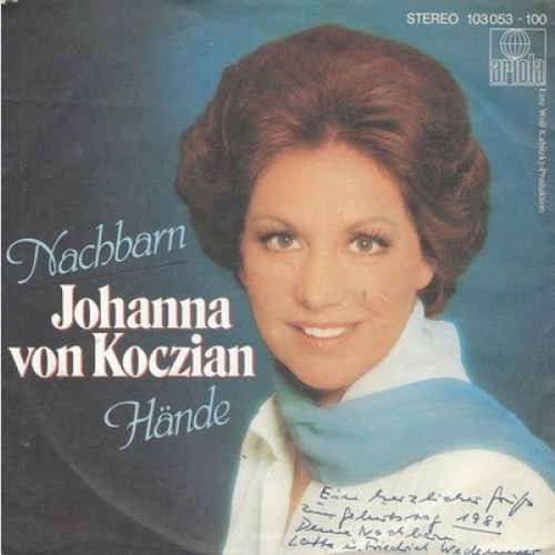 7", Single Johanna Von Koczian - Nachbarn