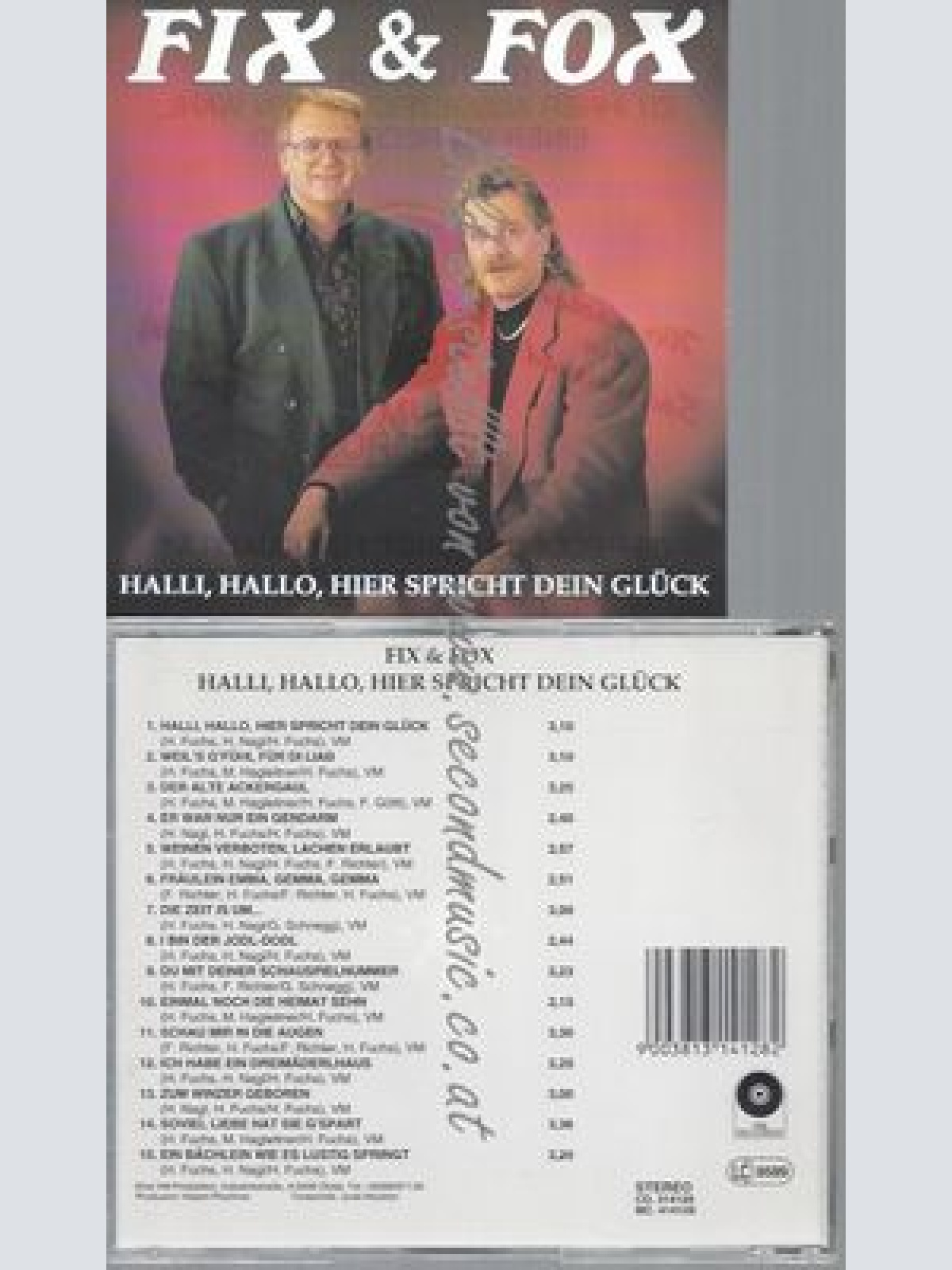 CD--FIX & FOX--HALLI HALLO HIER SPRICHT DEIN