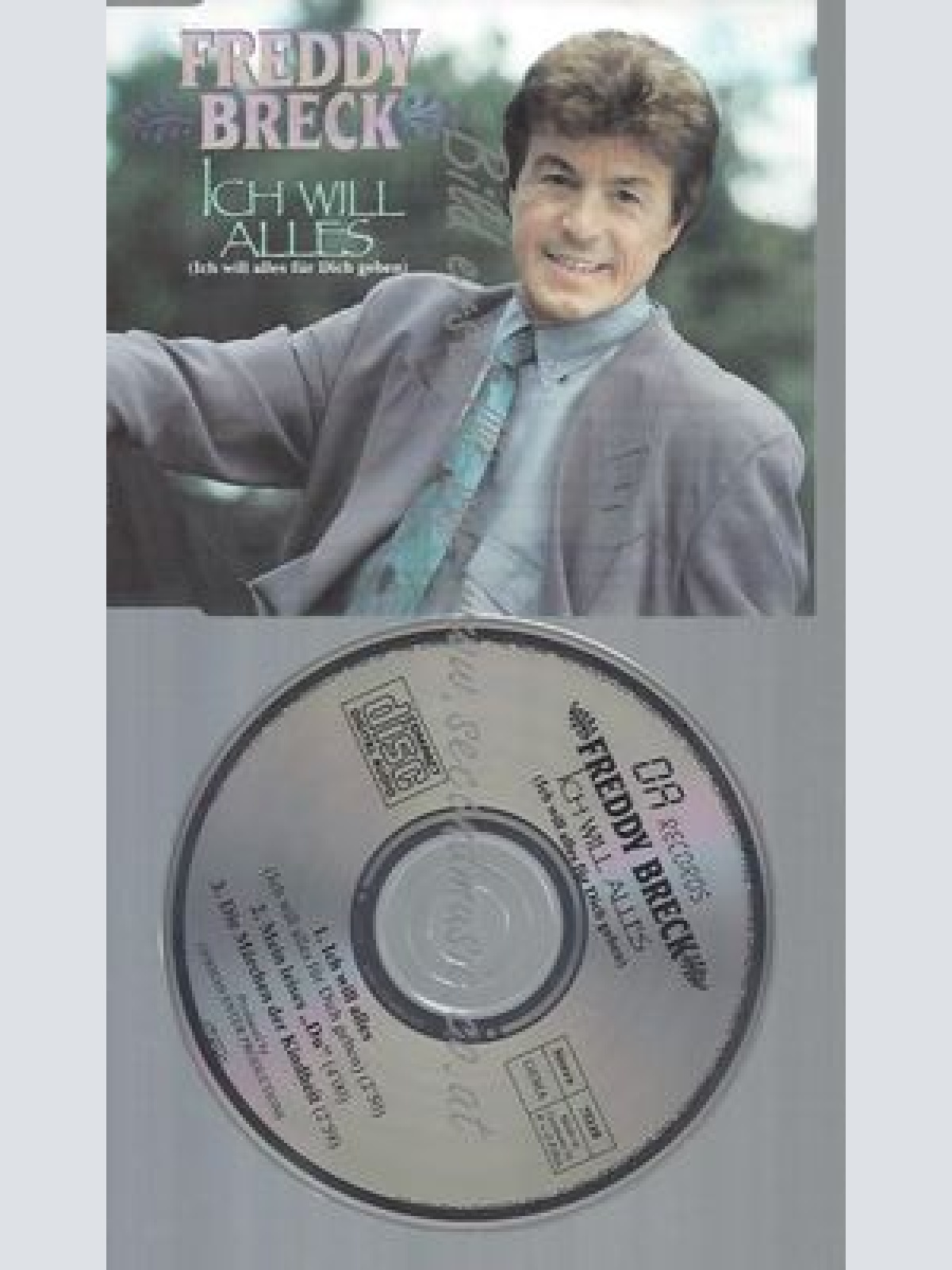 CD--FREDDY BRECK --ICH WILL ALLES