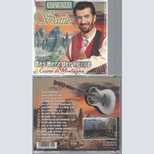 CD--OSWALD SATTLER--DAS HERZ DER BERGE
