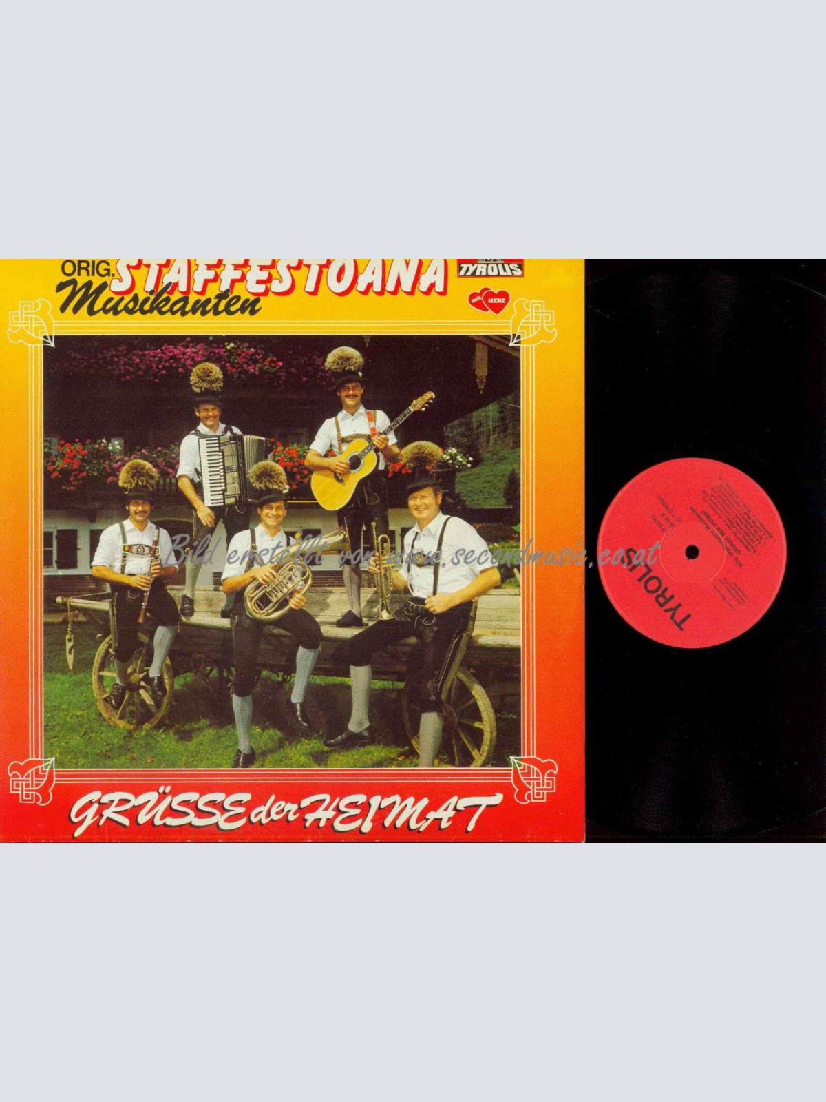 LP- Staffestoana Musikanten - Grüsse der Heimat   /NM /