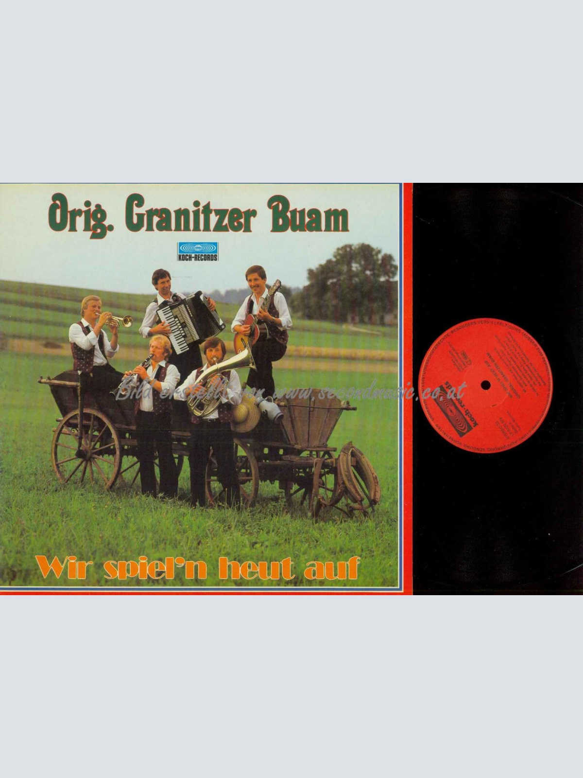 LP- Orig. Granitzer Buam – Wir Spiel'n Heut Auf /   /NM /