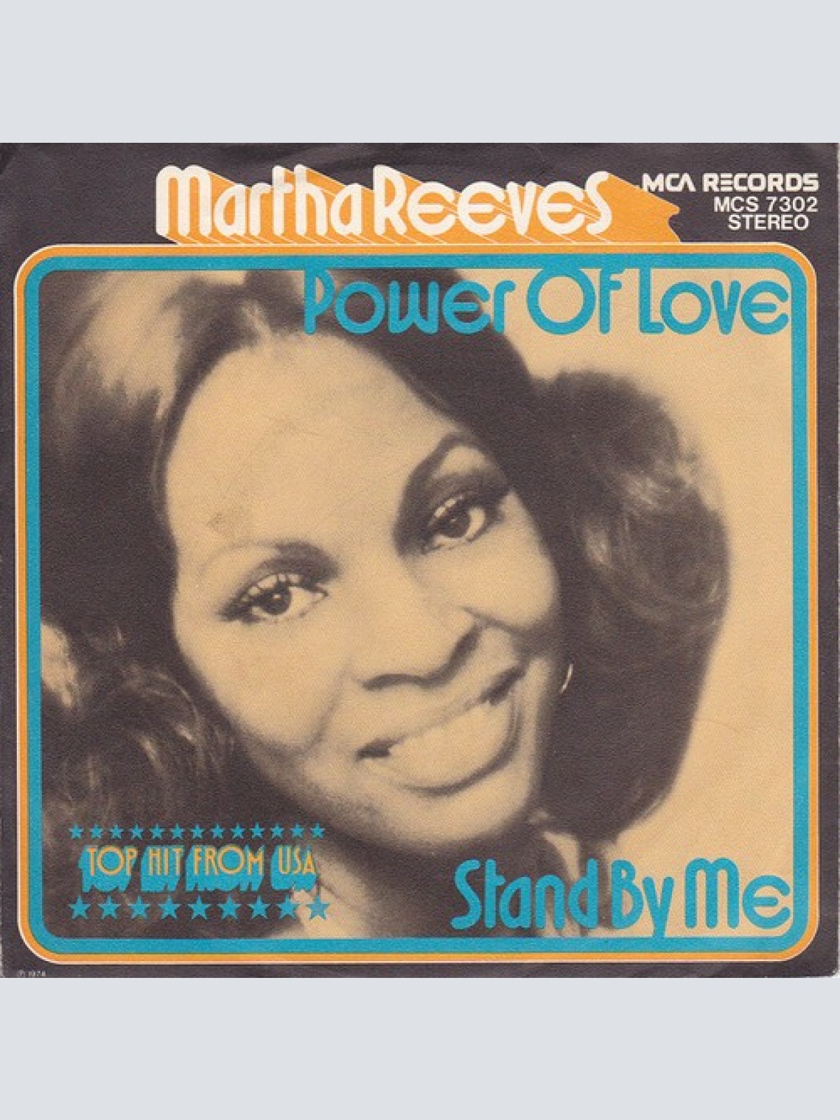 7", Promo Martha Reeves - Power Of Love / Stand By Me