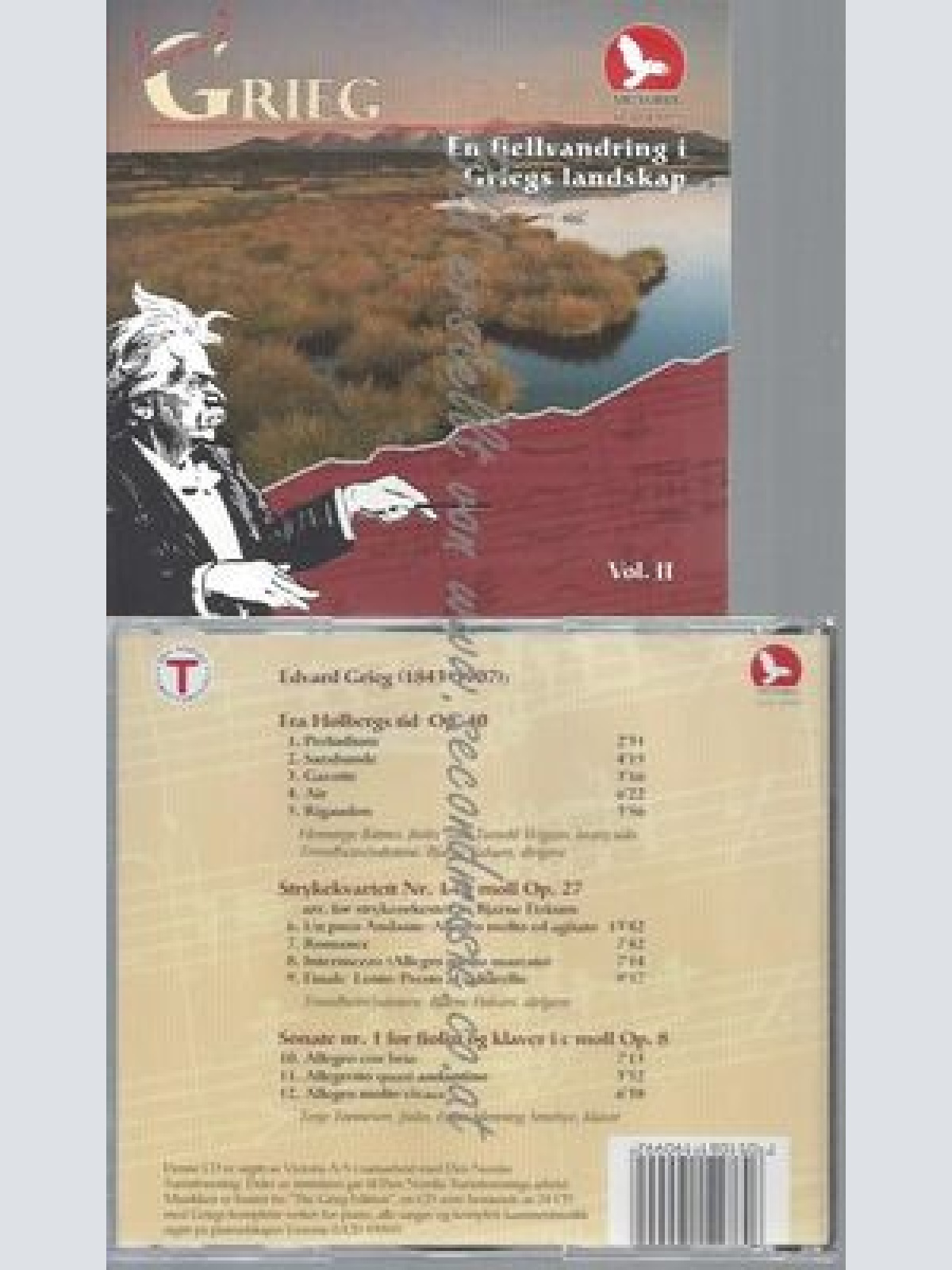 CD--GRIEG,EDVARD--EN FJELLVANDRING I GRIEGS LAN