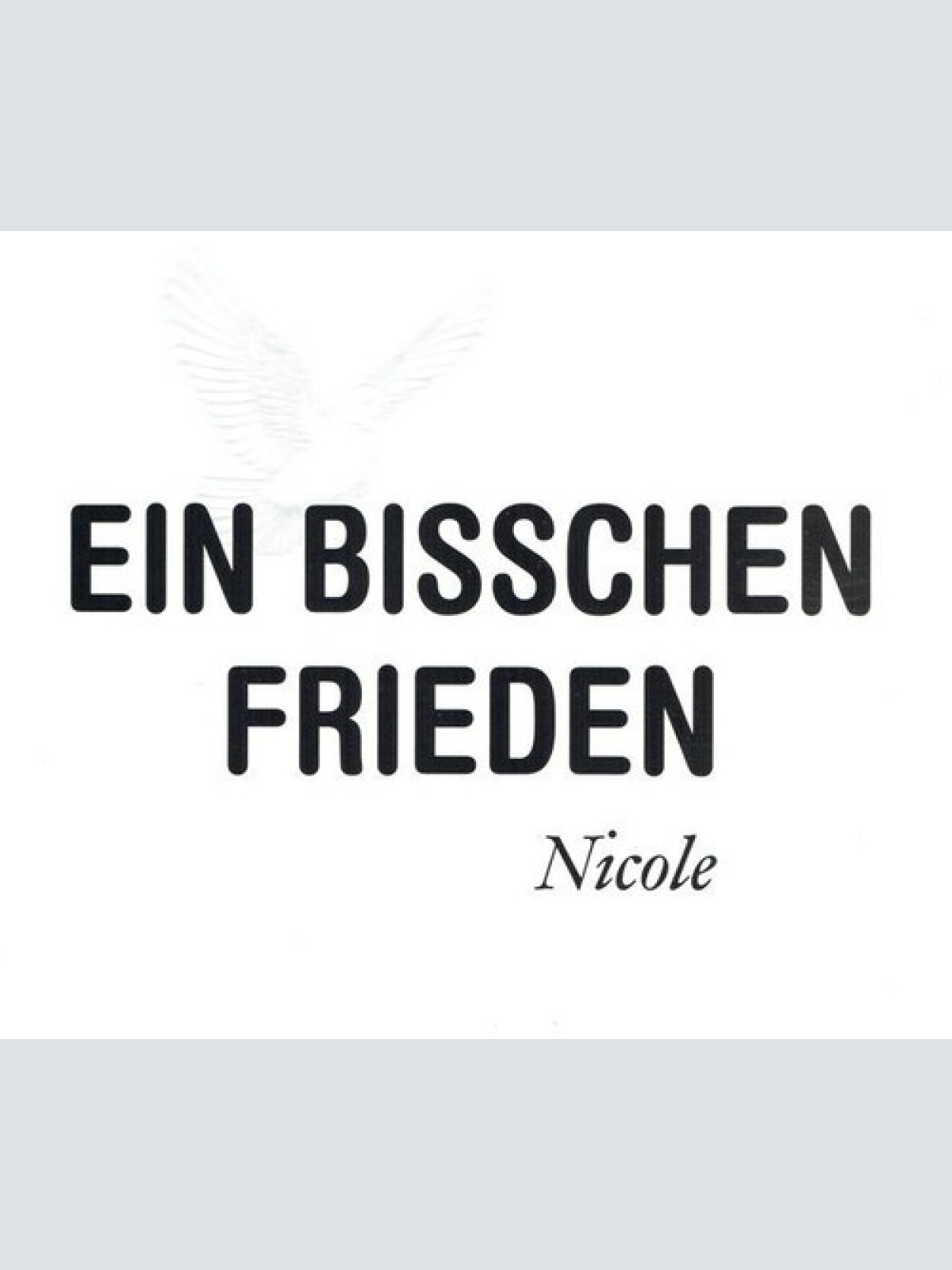 CD, Single Nicole (2) - Ein Bisschen Frieden