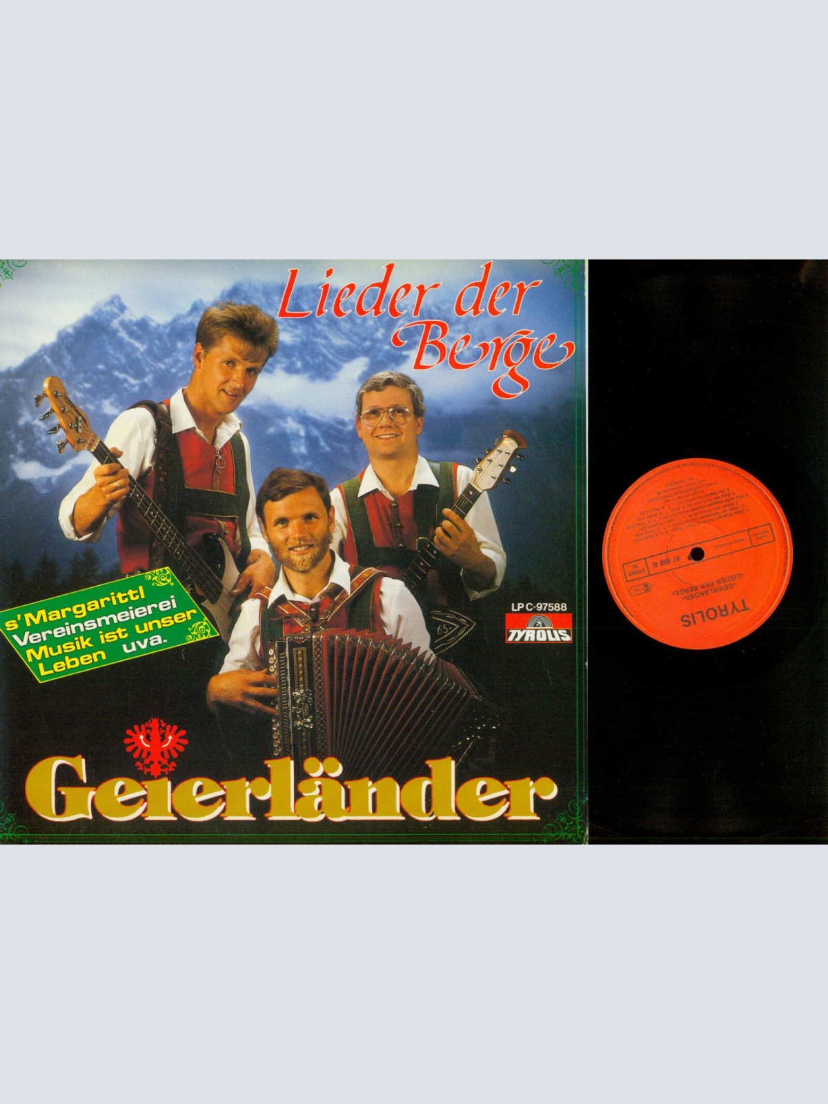 LP---Geierländer – Lieder Der Berge  //NM