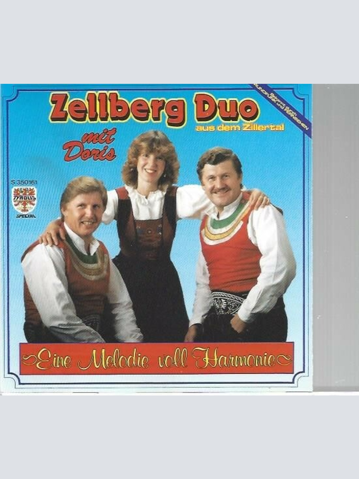 CD--Zellberg Duo -- Eine Melodie voll Harmonie