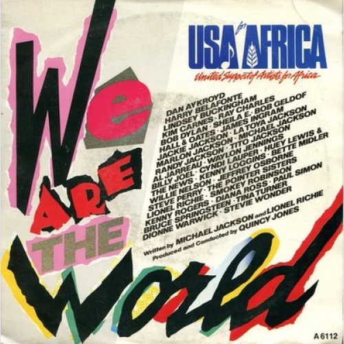 7", Single USA For Africa - We Are The World