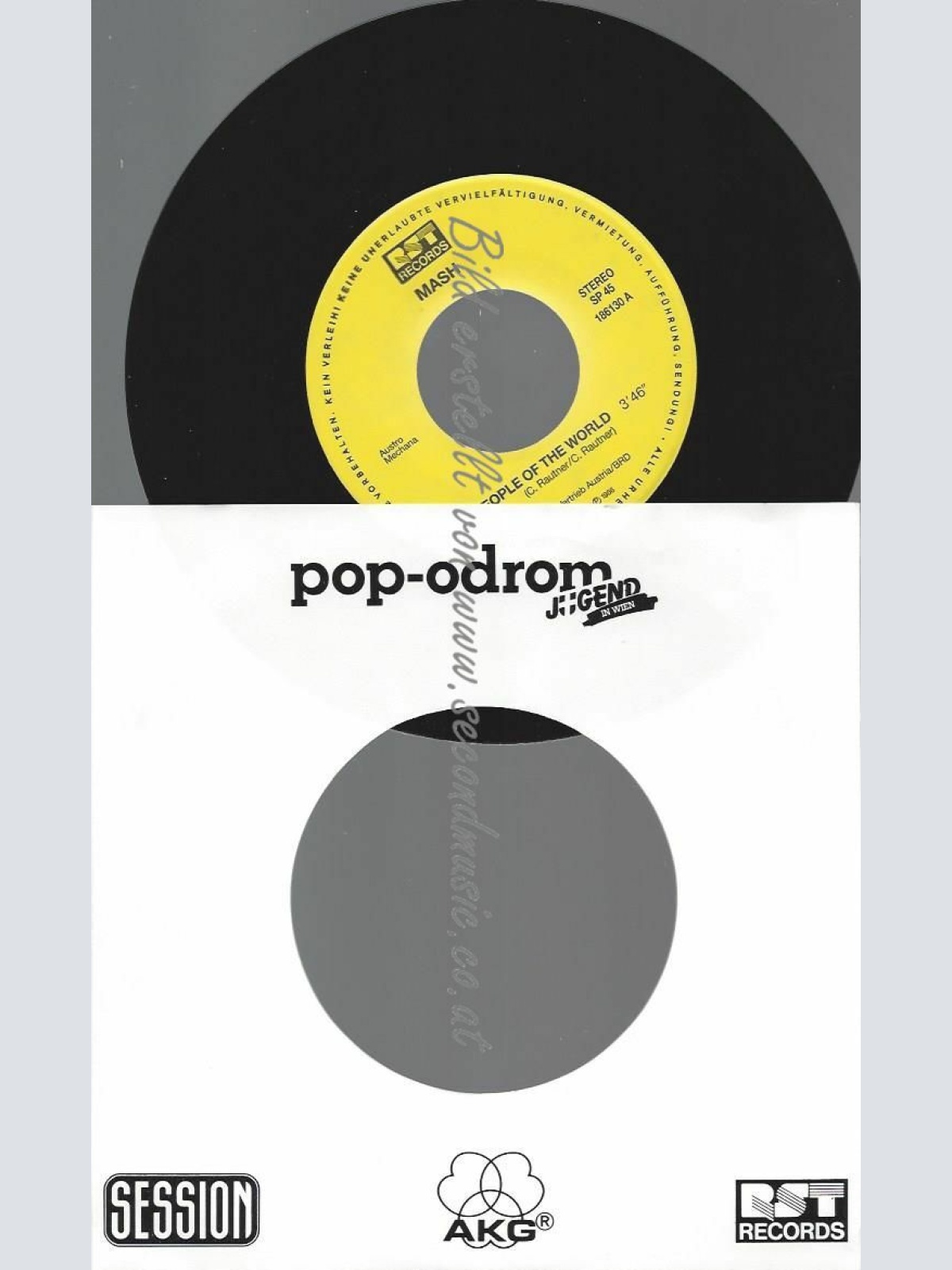 7" MASH PEOPLE OF THE WORLD // POP ODROM   //NM