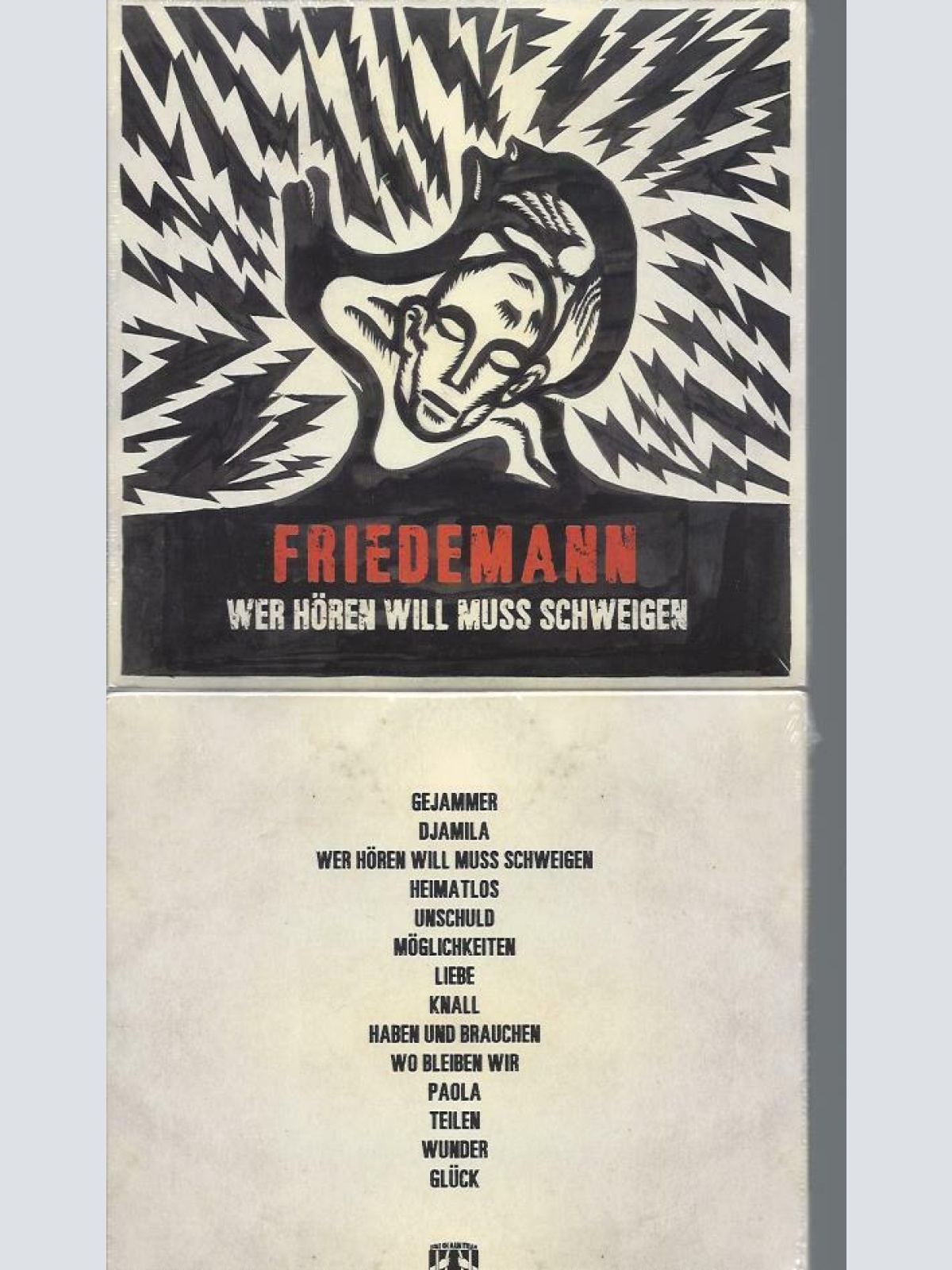 CD--   Friedemann  Wer Hören Will Muss Schweigen