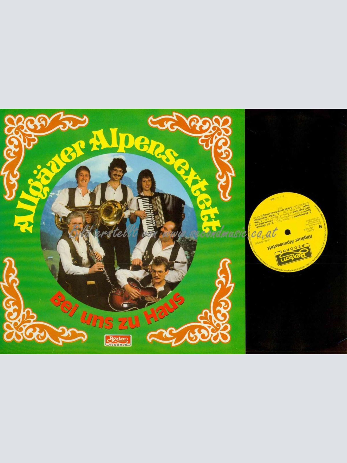 LP-Allgäuer Alpensextett -- Bei uns zu Haus /NM /