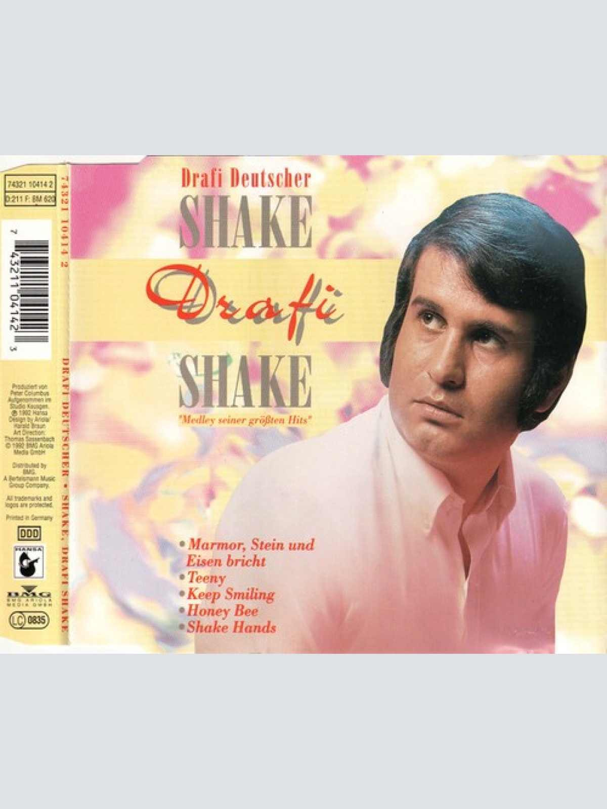 CD, Maxi Drafi Deutscher - Shake, Drafi Shake (Medley Seiner Größten Hits)