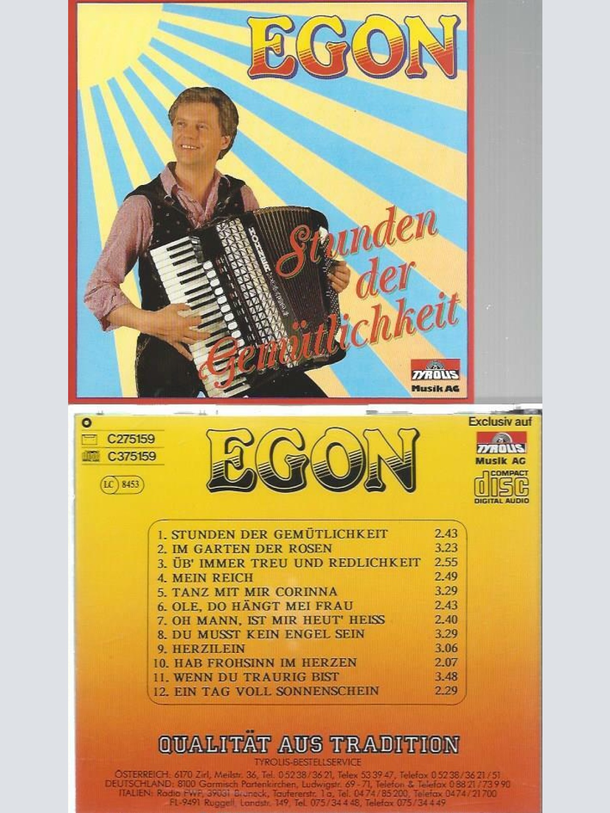 CD--Egon-- Stunden der Gemütlichkeit