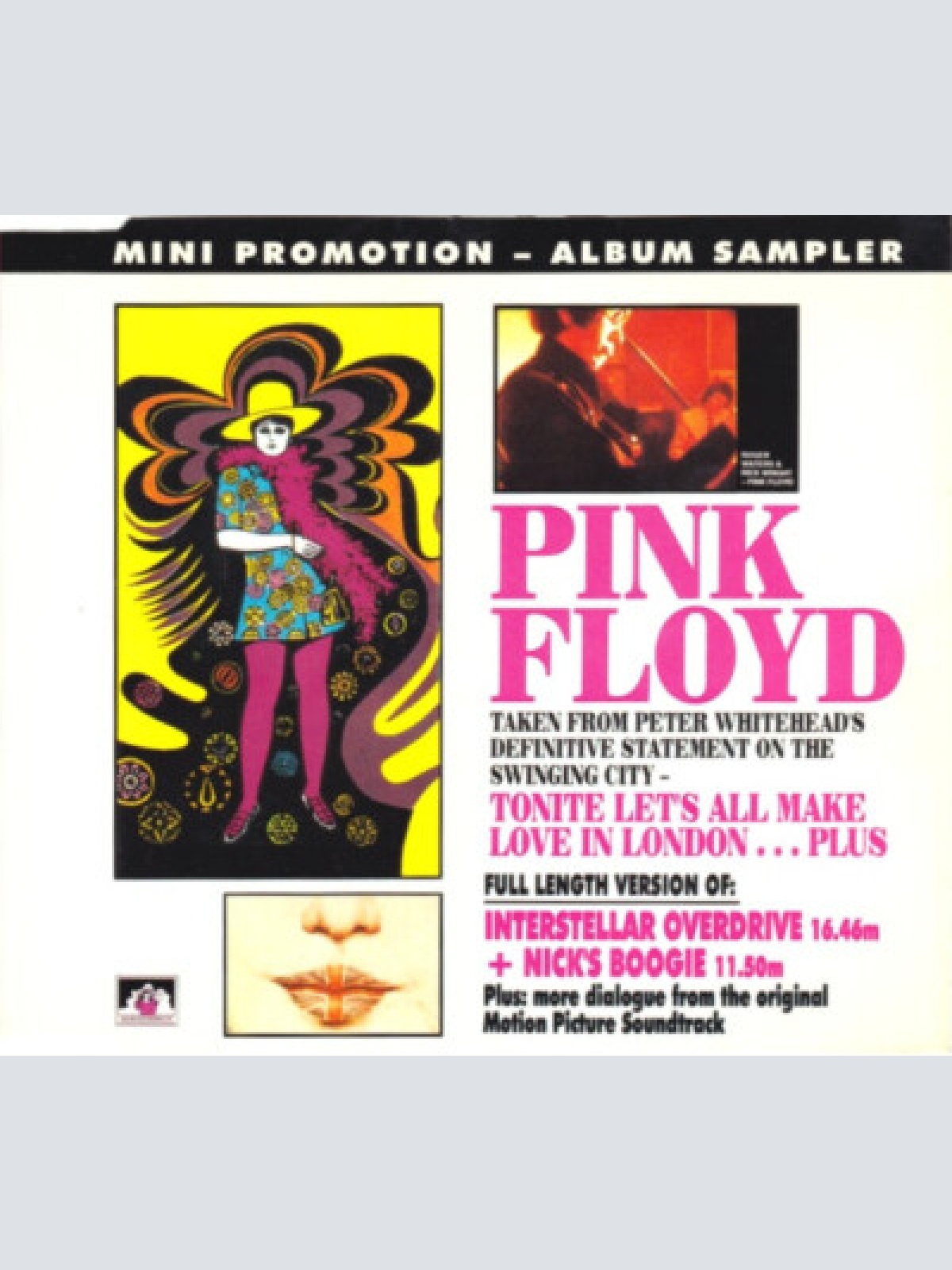 CD, MiniAlbum, Mono, Smplr Pink Floyd - Mini Promotion Album Sampler From Ton...