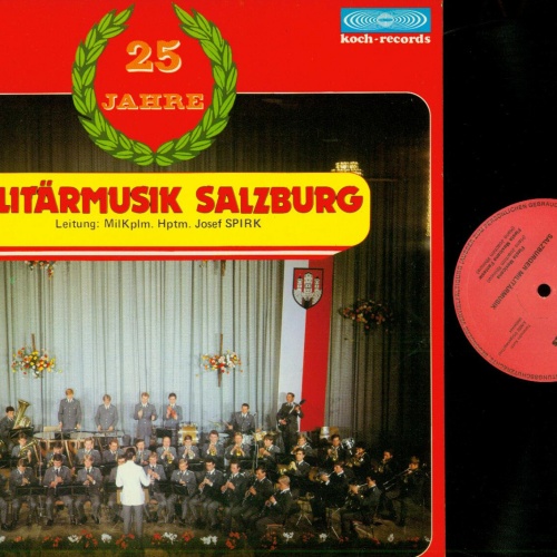 LP---Militärmusik Salzburg -- 25 Jahre    //NM