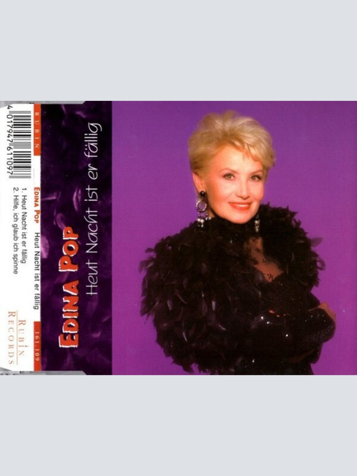 CD, Single Edina Pop - Heut Nacht Ist Er Fällig