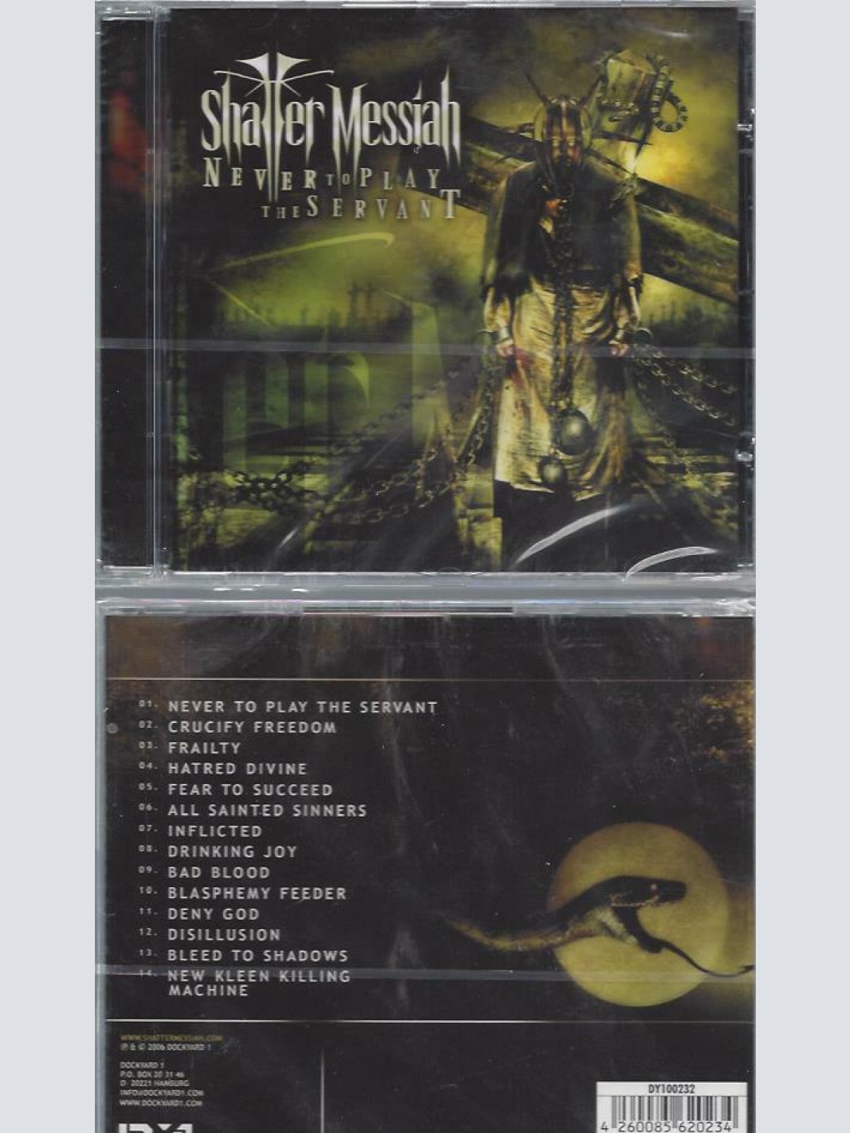 CD--   Shatter Messiah  Never To Play The Servant