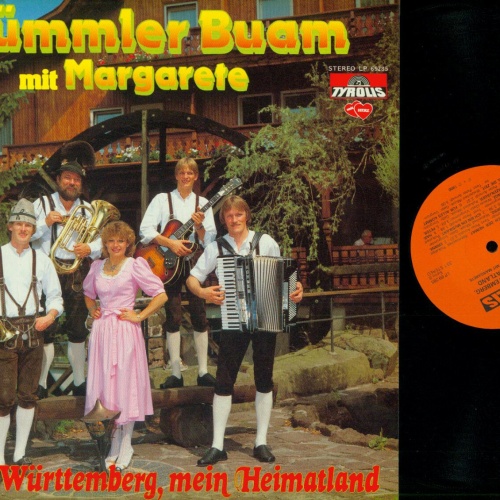 LP--Krümmler Buam Mit Margarete – Baden-Württemberg, Mein Heimatland    //NM
