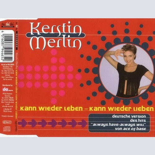 CD, Maxi Kerstin Merlin - Kann Wieder Leben - Kann Wieder Lieben