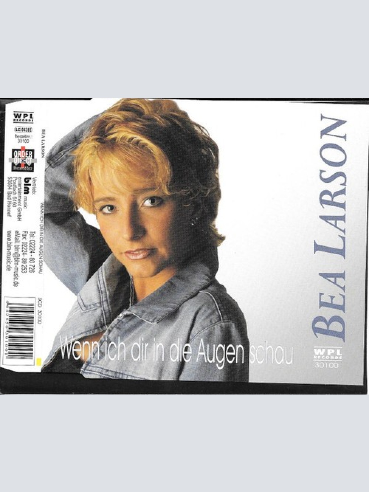 CD, Maxi Bea Larson - Wenn Ich Dir In Die Augen Schau
