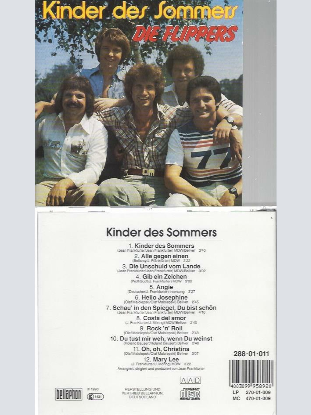 CD--Die Flippers   -- Kinder des Sommers
