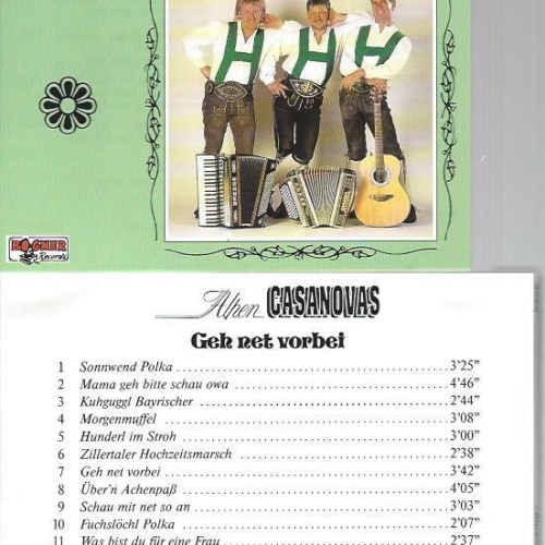 CD--Alpen Casanovas -- Geh net vorbei