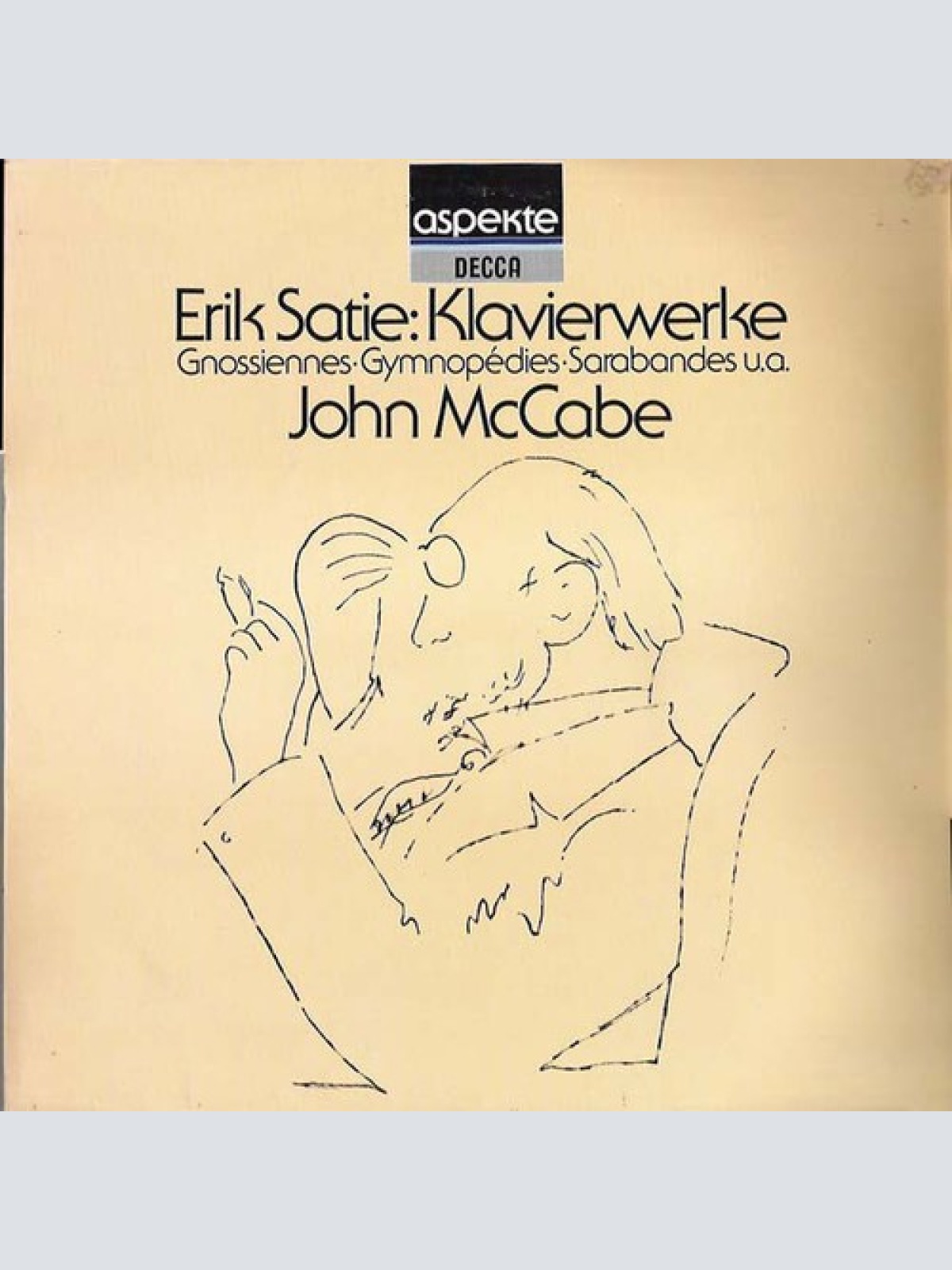 LP, Album, Blu Erik Satie, John McCabe (2) - Erik Satie: Klavierwerke