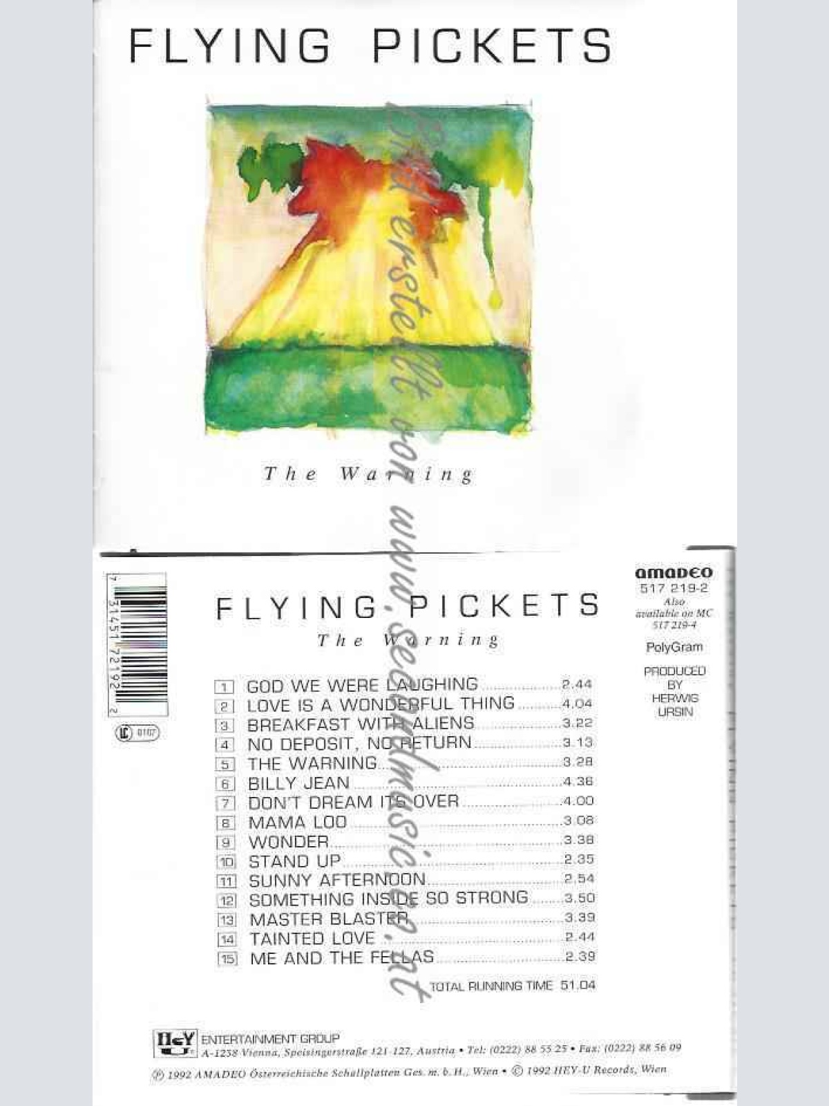 CD--FLYING PICKETS | --WARNING