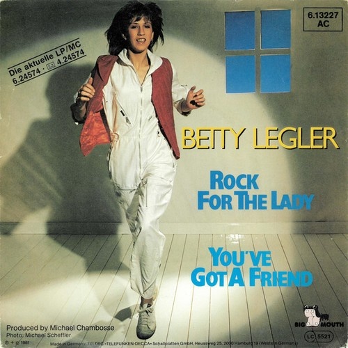 7", Single, Promo Betty Legler - Rock For The Lady