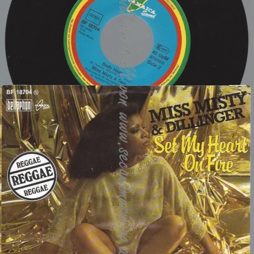 7"   Miss Misty & Dillinger  Set My Heart On Fire