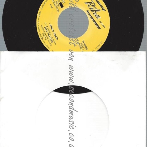 7"   Mike Travers  Alone Again