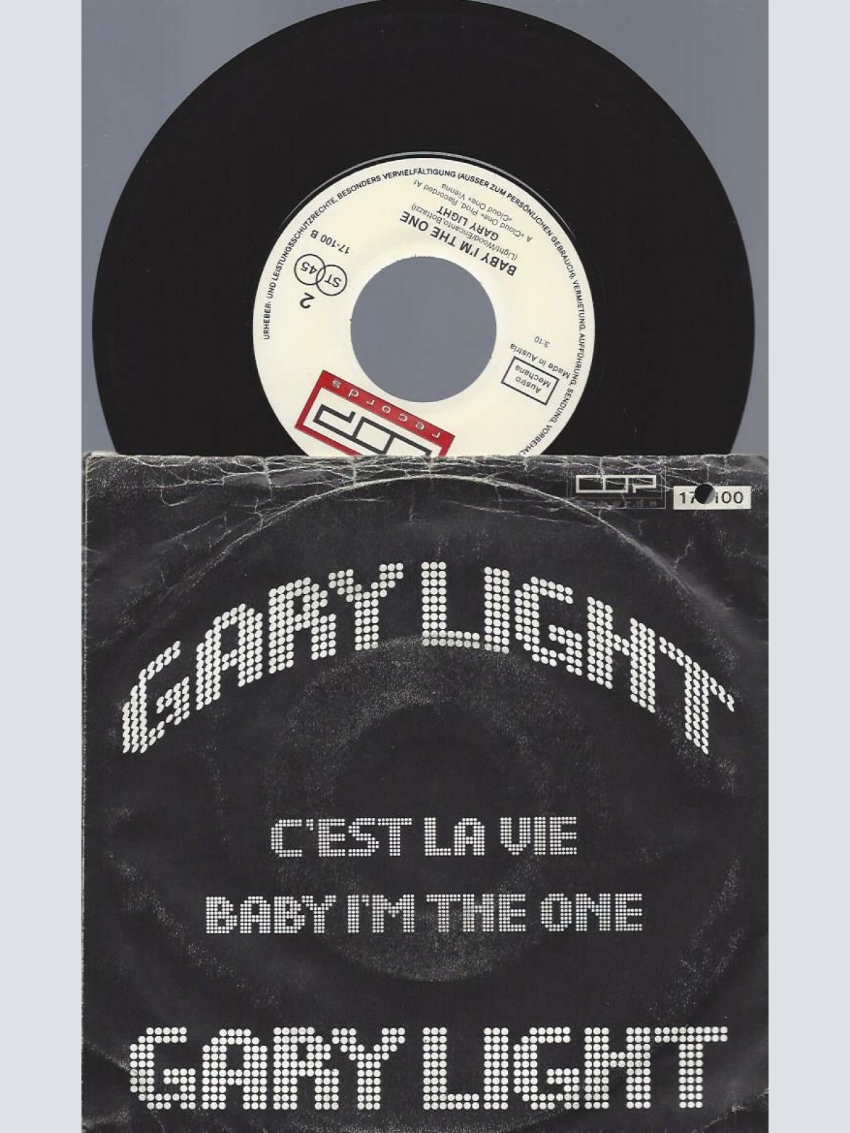 7"    Gary Light – C'est La Vie