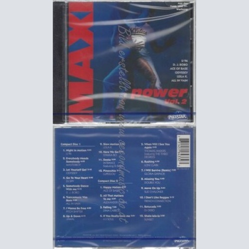CD--NM-VARIOUS -1993- - DOPPEL-CD -- MAXI POWER VOL. 2