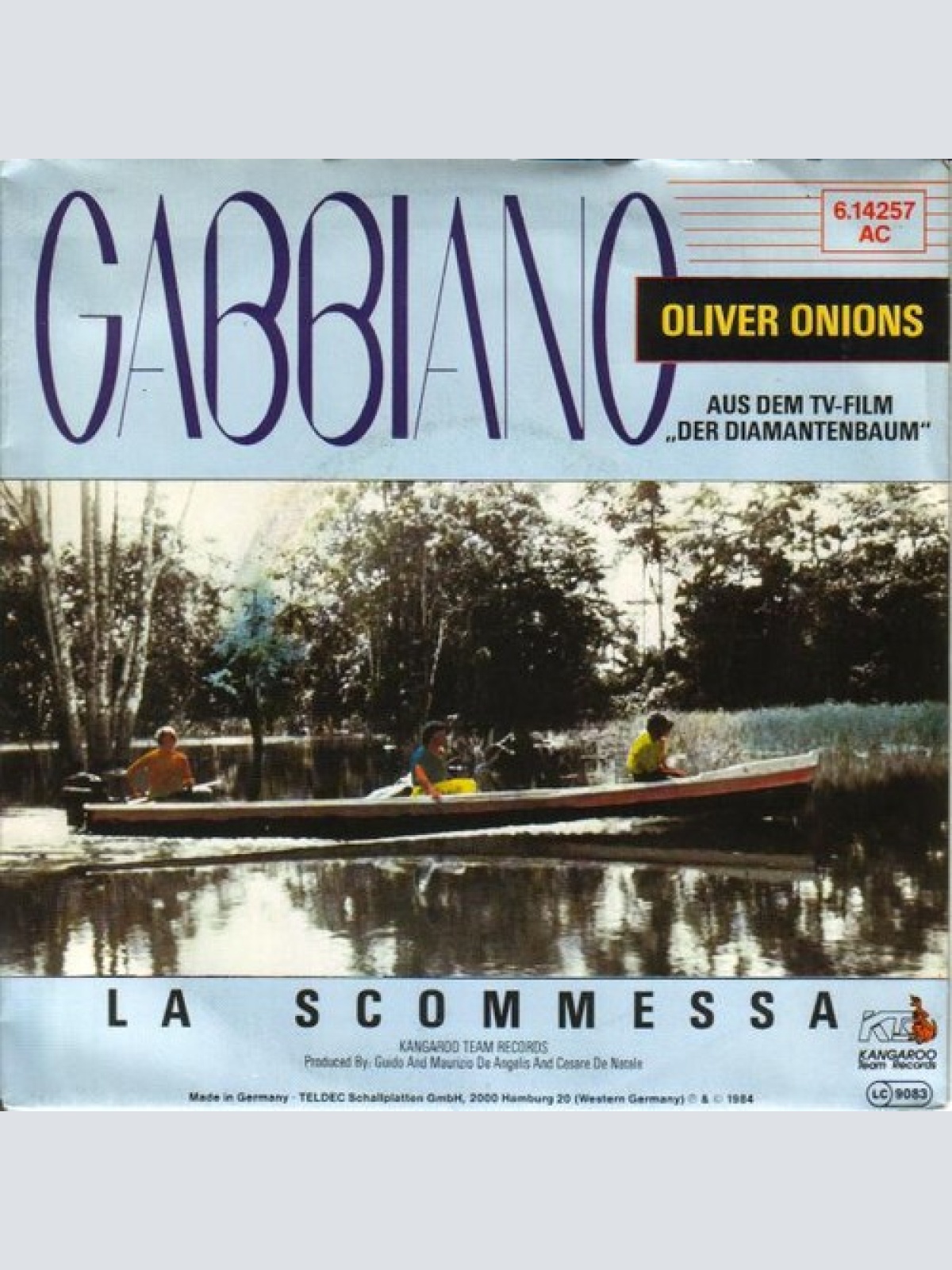 7", Single, Promo Oliver Onions - Gabbiano