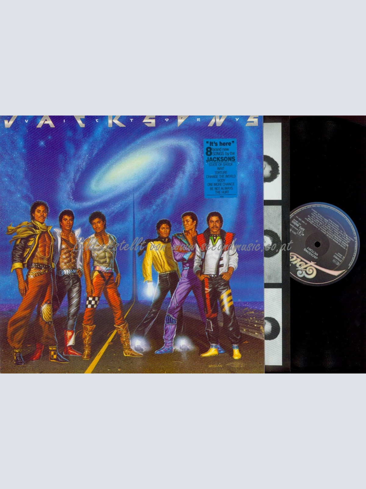 LP--  Jacksons – Victory // FOC // 1984