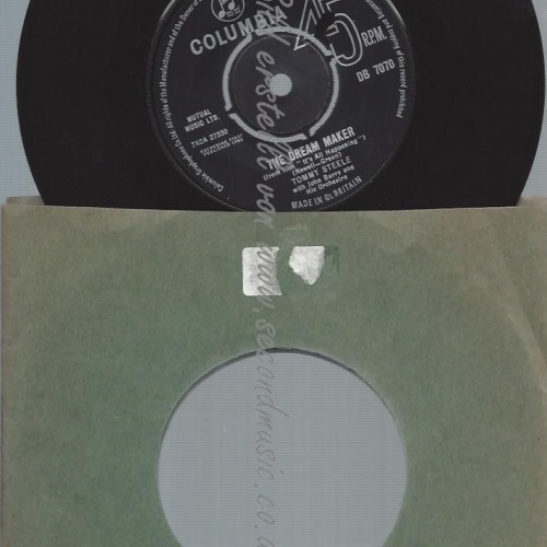 7"  Tommy Steele   The Dream Maker