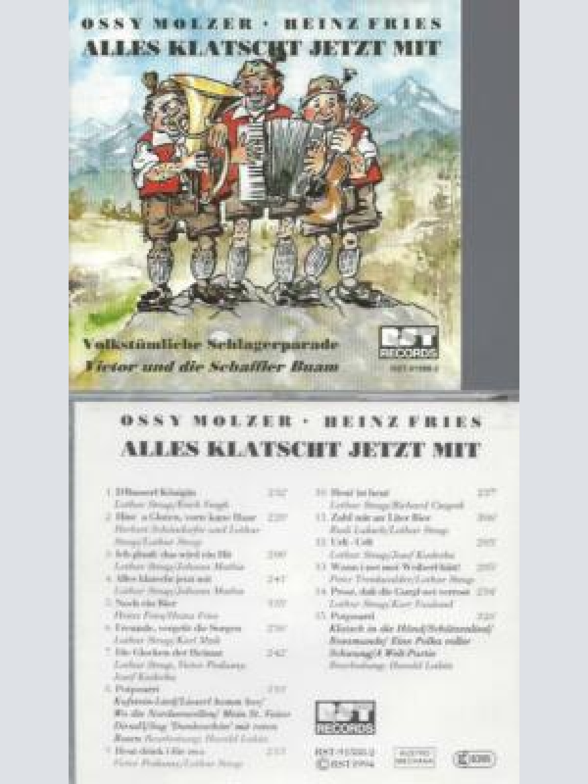 CD - Ossy Molzer Heinz Fries Alles klatscht mit