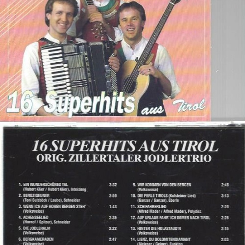 CD--Orig. Zillertaler Jodlertrio -- 16 Superhits