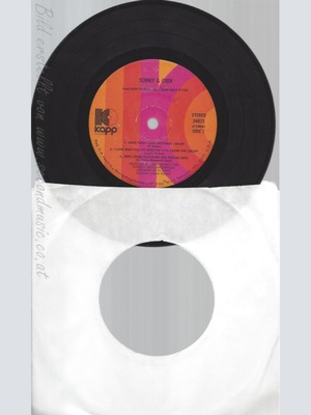 7"SONNY & CHER--MORE TODAY THAN YESTERDAY--EP