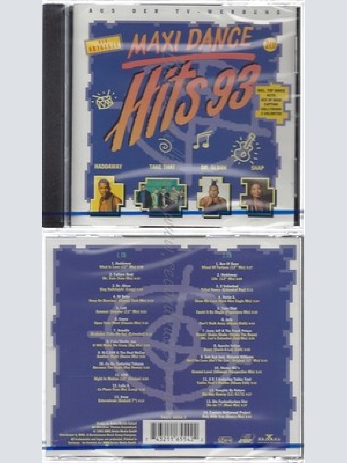 CD--NM-SEALED-MAXI DANCE HITS 93 -1993- -- HADDAWAY, CULTURE BEAT, DR. ALBAN, L