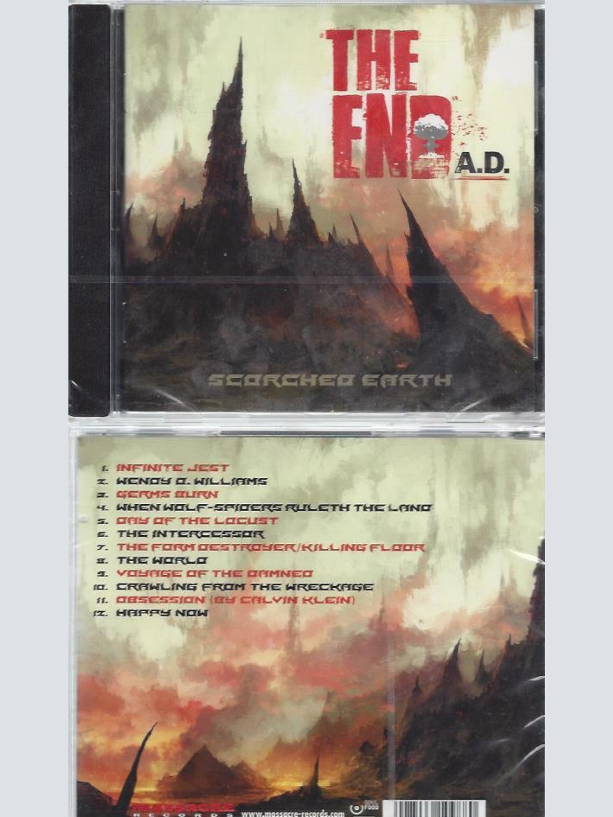 CD-- The End A.D.  Scorched Earth