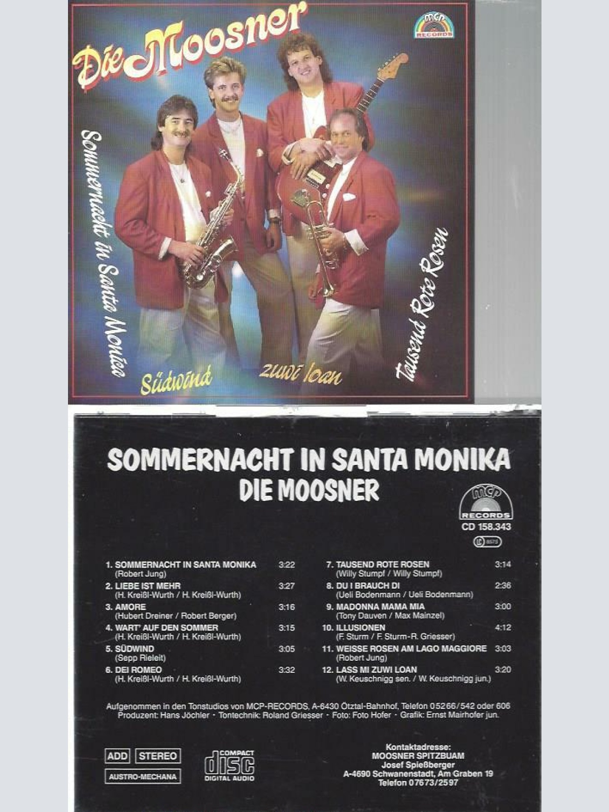 CD--Die Moosner-- Sommernach in Santa Monica